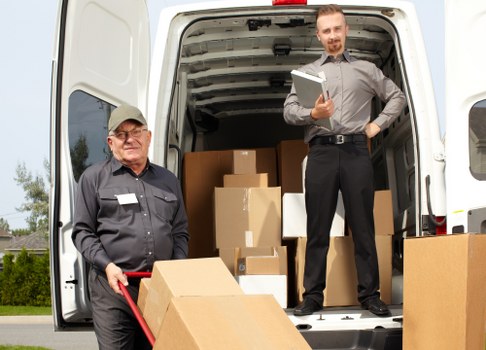 Local truck hire service supporting a flat move in Finchley