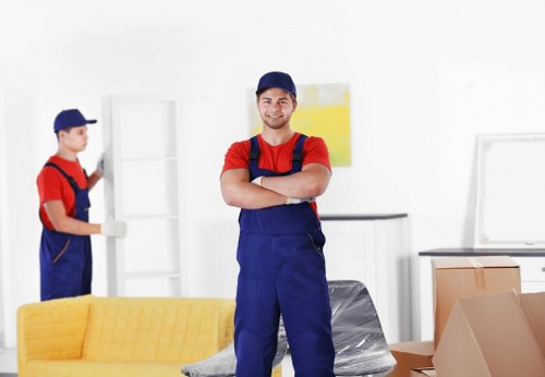 Removal company planning a house move in Finchley