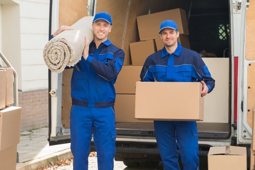 Man with a van service helping with a local move in Finchley