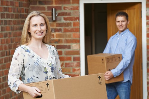Man with van support for home removals in Finchley