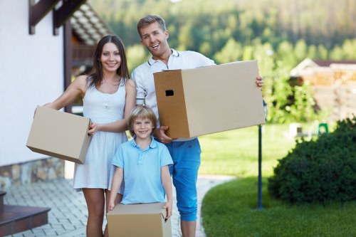 Prepared van removals team ready for a Finchley pickup and delivery