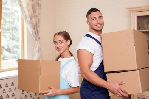 Commercial removal service for an office move in Finchley